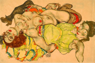 Egon Schiele Uścisk - reprodukcja obrazu